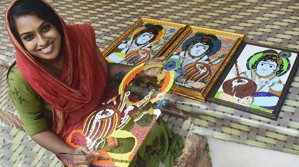 The Muslim woman who paints Krishna