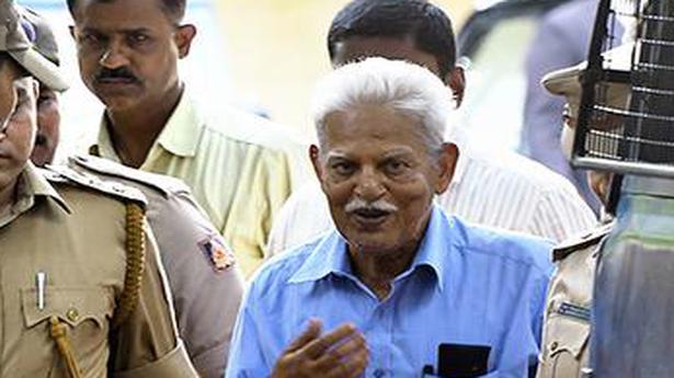 Elgar Parishad case: Varavara Rao's bail plea hearing adjourned; he need not surrender till Oct 14