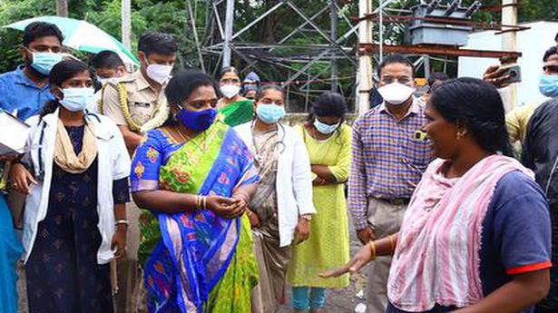 Puducherry Lt. Governor visits low vaccination zones