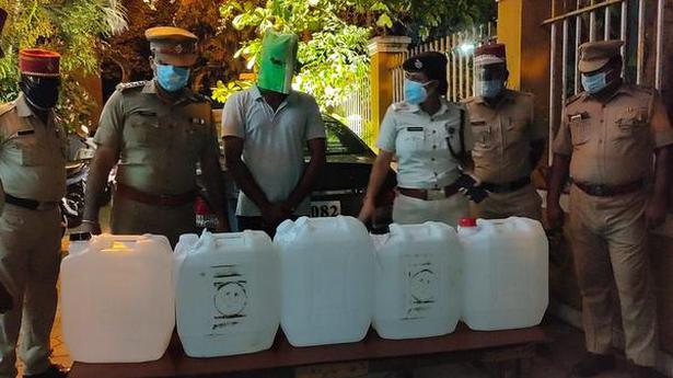Over 200 litres of rectified spirit seized in Puducherry