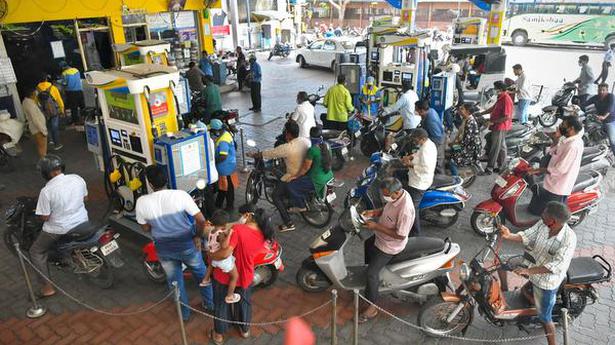 Post-revision, differential rates of petrol and diesel in Puducherry