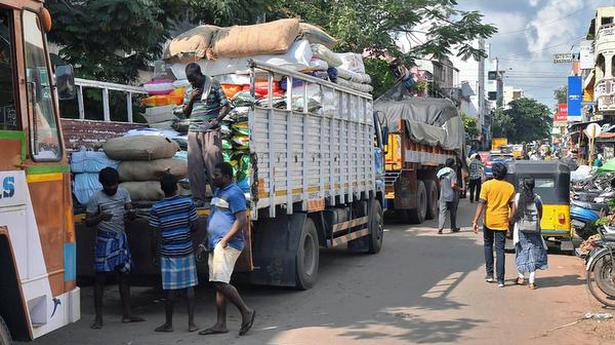 Despite ban, heavy vehicles enter city