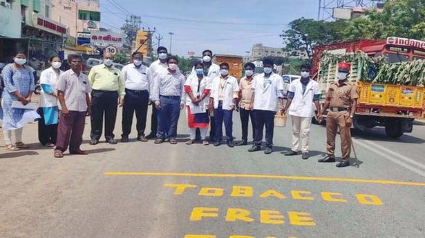 Tobacco-free zone marked around Indira Gandhi dental institute in Kirumampakkam