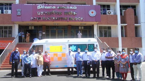 CII gifts ambulance to Jipmer
