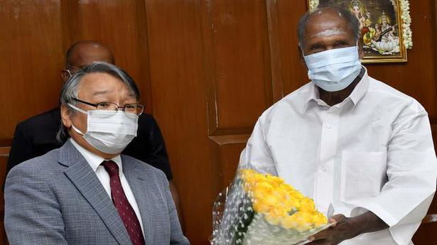 Consul General of Japan in Chennai meets Chief Minister N. Rangasamy