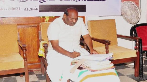 Puducherry Social Welfare Minister spends Pongal day at Assembly