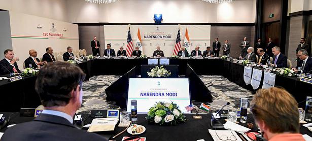Prime Minister Narendra Modi in a meeting with the CEOs from the energy sector on Saturday.