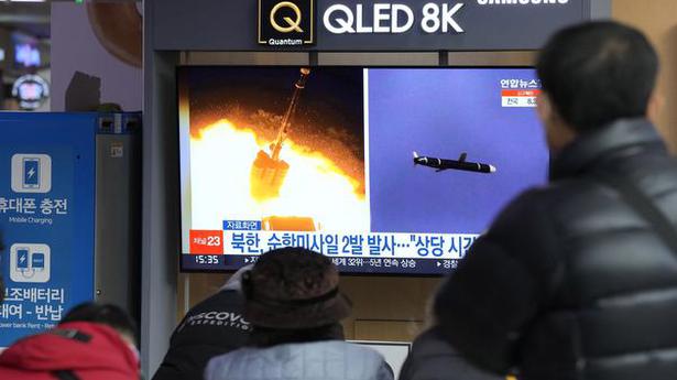 South Korean officials say North Korea tested cruise missiles
