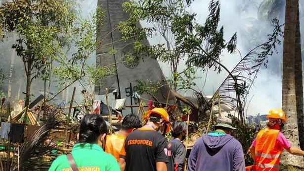 Philippine military’s worst air disaster kills 50, wounds 49