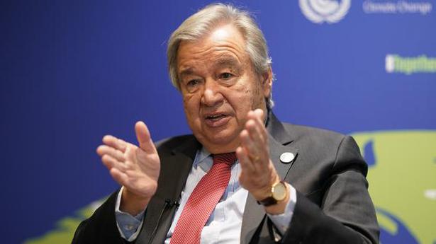 U.N. chief says global warming goal on 'life support'