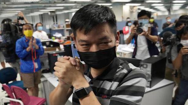 Hong Kong police arrest former Apple Daily editor in chief