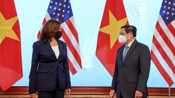 VP Harris in Hanoi as Afghan debacle rumbles