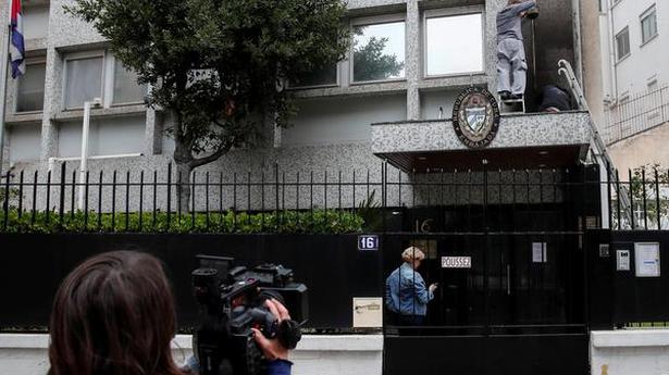 Paris police investigates bomb attack on Cuban embassy
