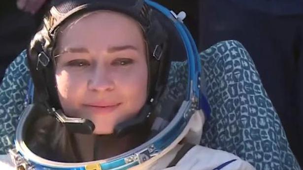Russians return to Earth after filming first movie in space