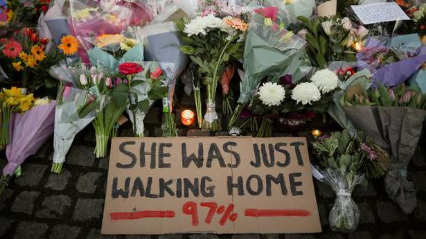 U.K. police face backlash after dragging mourners from vigil for murdered woman