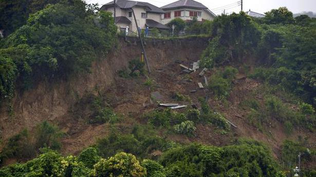 At least 19 missing as mudslide west of Tokyo hits houses