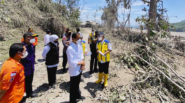 Indonesian leader visits eruption survivors, vows to rebuild