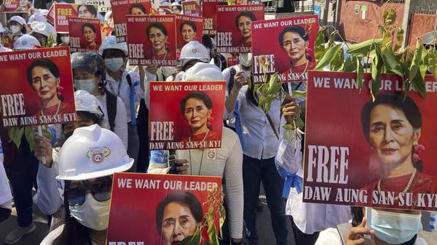 Three feared dead as Myanmar army truck runs down protesters