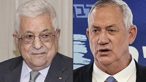 Urged by U.S., Israel’s Gantz holds talks with Abbas