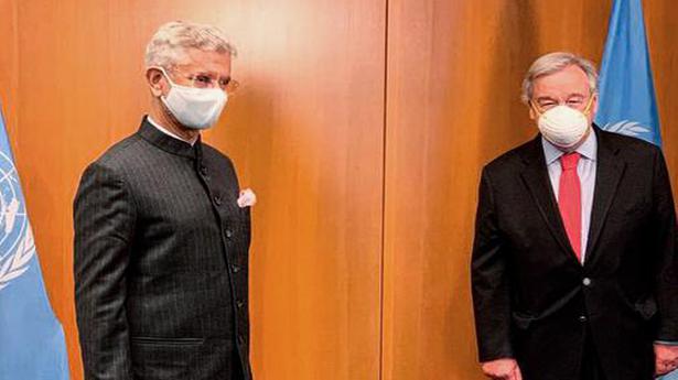 Jaishankar and Guterres discuss ramping up global supply of vaccines, India’s priorities for UNSC