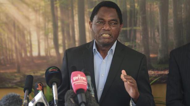 Zambia's opposition leader Hichilema wins presidential vote at sixth bid