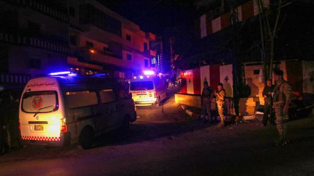 Blast rocks Palestinian camp in south Lebanon