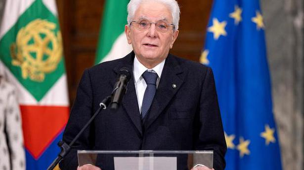 Italy's President, 80-year-old Sergio Mattarella, recruited to stay on for 2nd term