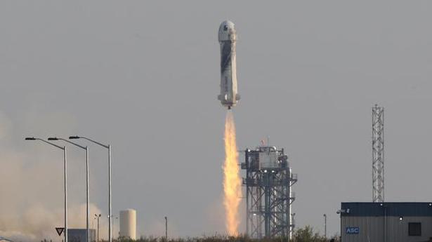 Blue Origin's Jeff Bezos reaches space on 1st passenger flight