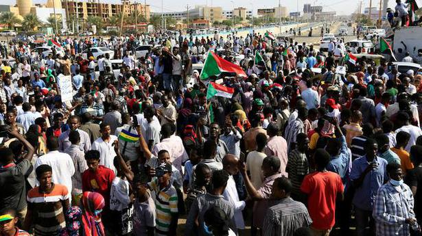 Thousands rally in Sudan's capital to demand civilian rule