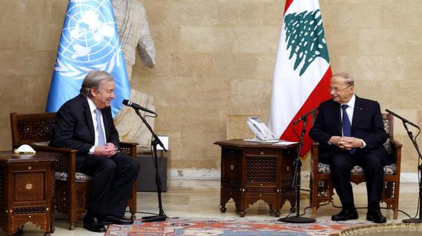 U.N. Secretary General says more aid needed for crisis-hit Lebanon