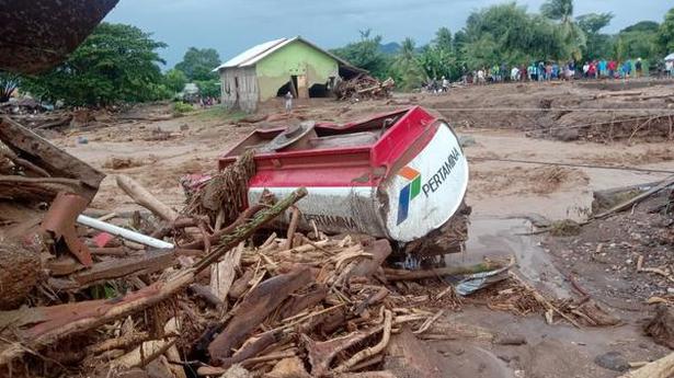 Indonesia landslips, floods kill 55 people; dozens missing