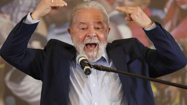 Brazil's Lula hints at return to politics, blasts Bolsonaro on COVID-19, economy