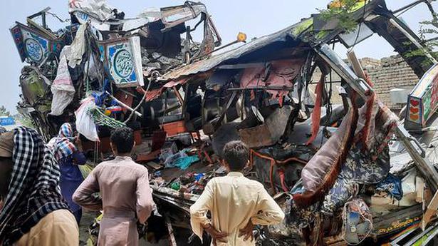 30 killed, several injured as bus crashes in Pakistan