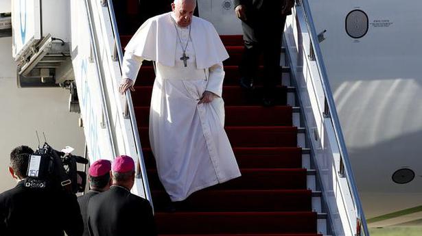 Pope Francis visits Iraq’s war-ravaged north on last day of tour