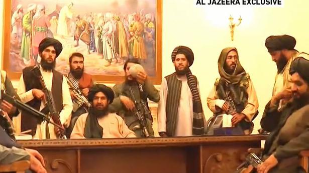 Morning Digest | Footage shows Taliban militants in Afghan presidential palace, Air India flight brings 129 people from Kabul, and more