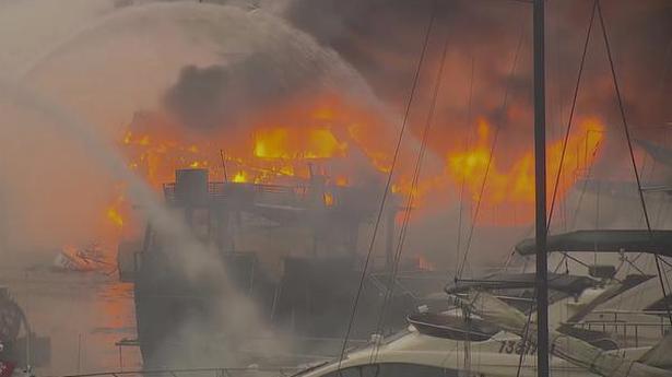 Fire sets at least 16 boats ablaze in Hong Kong