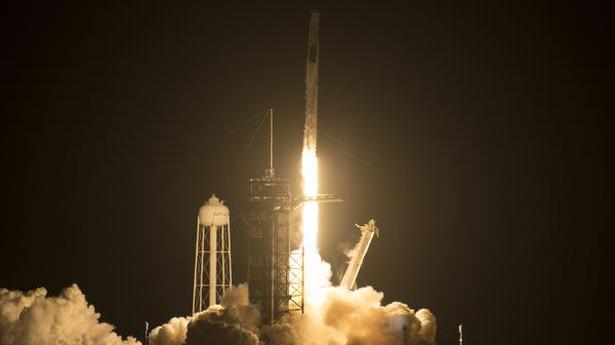 SpaceX launches third crew to space station in under a year