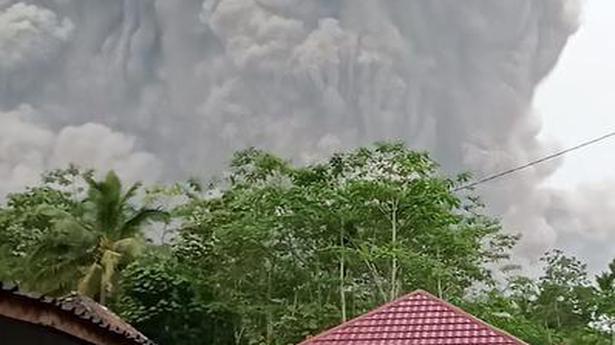 Indonesia's Semeru volcano erupts, spews huge ash cloud