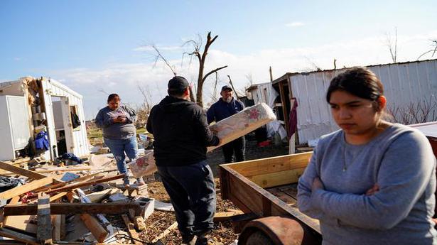 U.S. President Joe Biden visits storm-ravaged Kentucky to offer aid, support