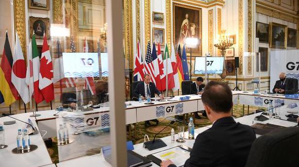 G7 foreign ministers meet face-to-face after pandemic pause