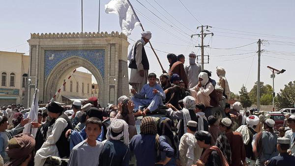 More Afghan cities fall as Taliban near Kabul - The Hindu
