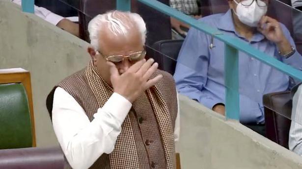 No-confidence motion of Congress against Khattar govt taken up in Haryana Assembly