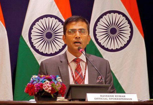 Raveesh Kumar, spokesperson of Indian Foreign Ministry. File