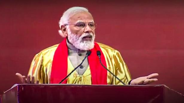 Lot of time wasted already, begin work on new India, says PM Modi to IIT graduates