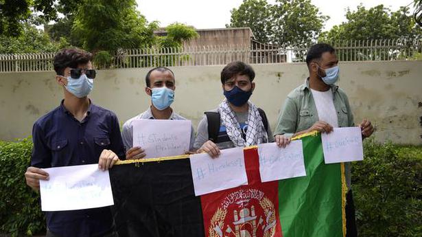 Afghan students urge India to grant visas