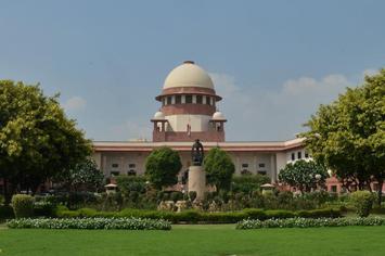 A view of the Supreme Court of India building in New Delhi. File