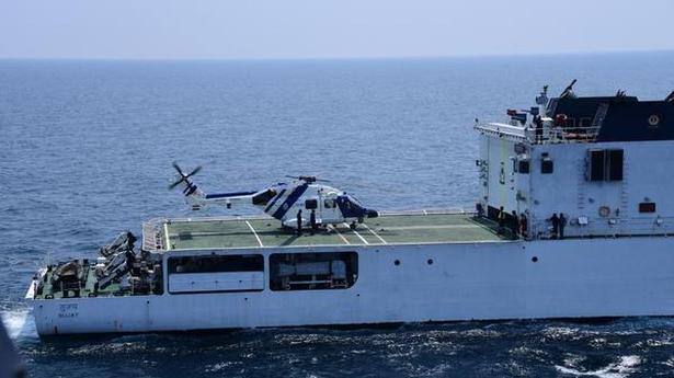 HAL's Advanced Light Helicopter Dhruv demonstrates deck operations capabilities in ship-borne trials