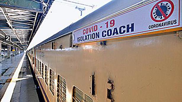 50 isolation coaches, each with 2 oxygen cylinders, placed at Delhi’s Shakur Basti rail station