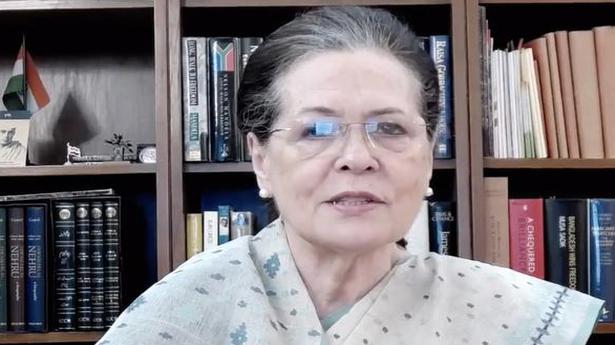 Sonia Gandhi condoles kin of jawans slain in Chhattisgarh