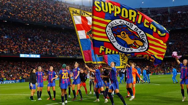 Watch: Camp Nou breaks own record for FCB Femení’s WCL game with 91,648 fans